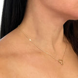 Outline Heart Necklace