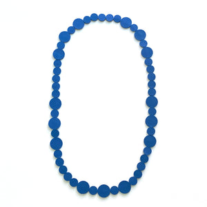 Sky Blue Polka Dot Necklace