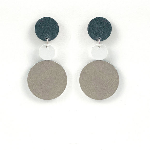 Tri Polka Dot Earrings II