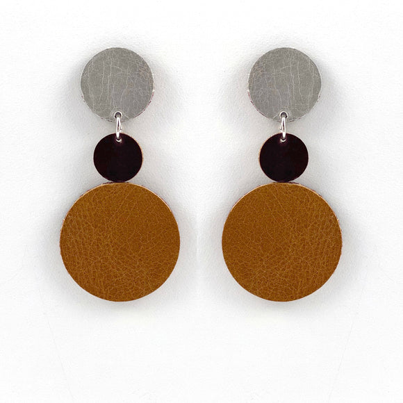 Tri Polka Dot Earrings II