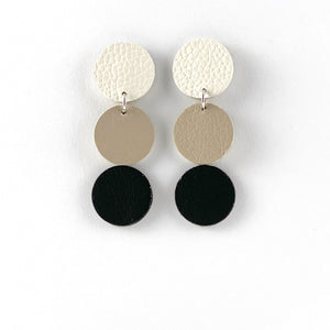 Tri Polka Dot Earrings I