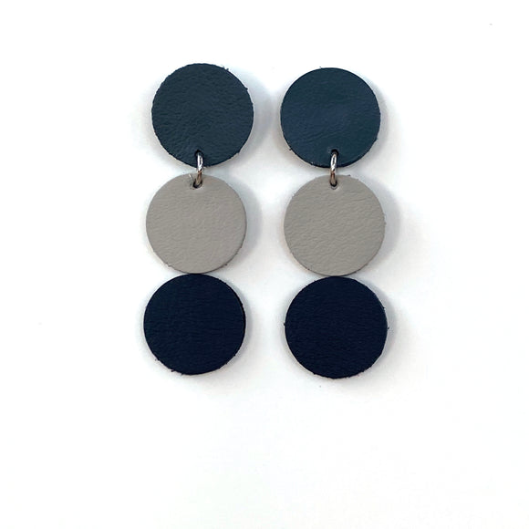 Tri Polka Dot Earrings I