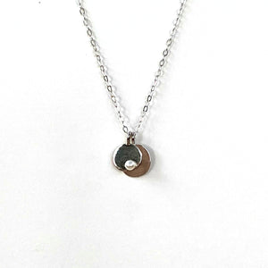 Mini Pearl Charm Necklace